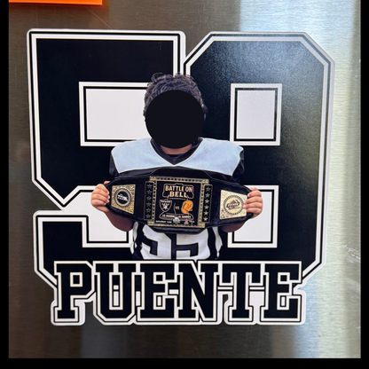 Number Cutout Magnet